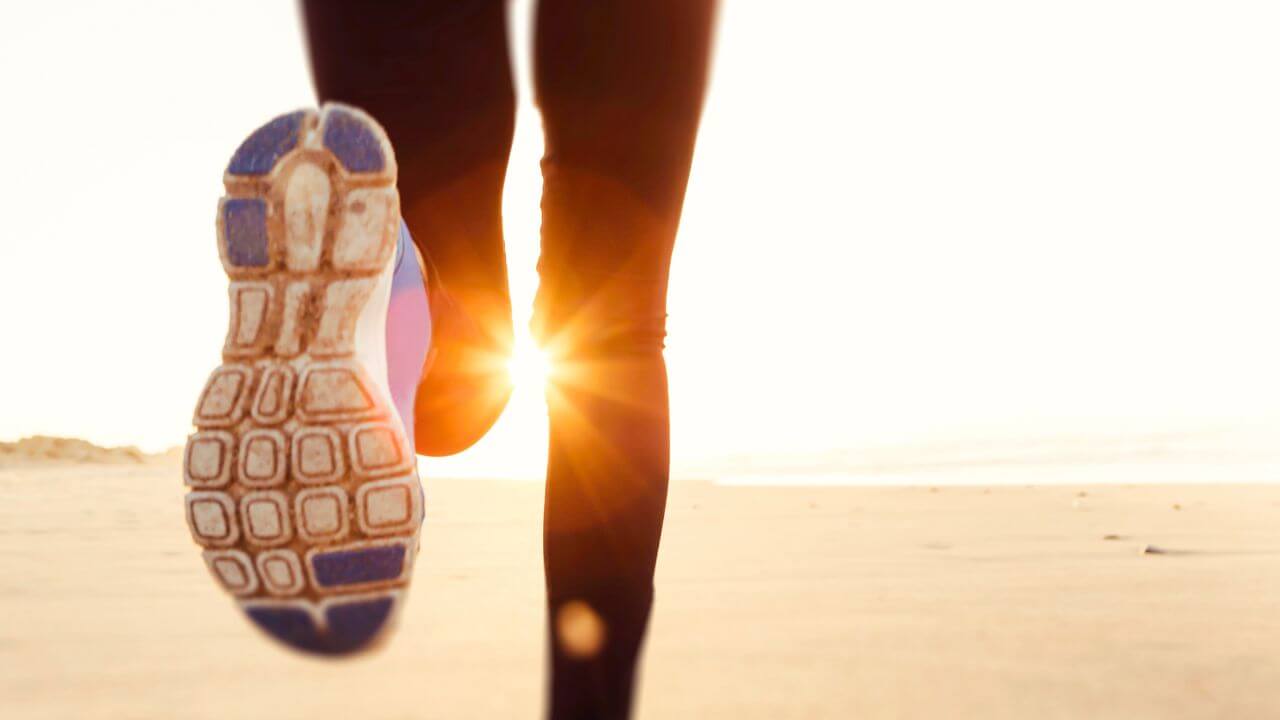 Running to burn calories