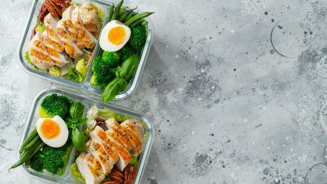 Healthy meal prepping for fitness individuals